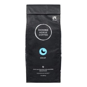 Kicking Horse Café en grains décaféiné biologique