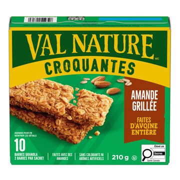 Val Nature Barres granola aux amandes grillées
