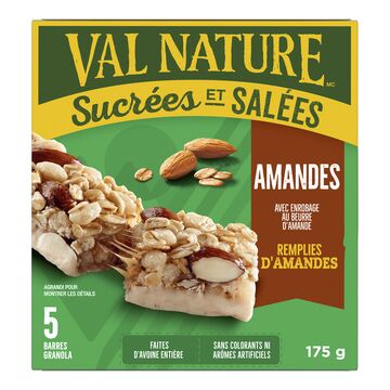 Val Nature Barres granola aux amandes