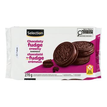 Selection Biscuits sandwichs chocolatés centre au fudge