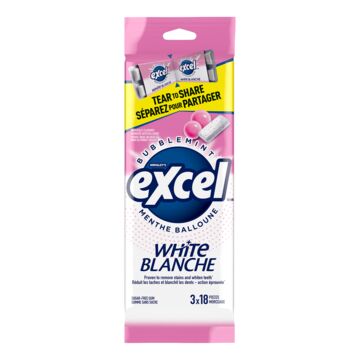Excel Gomme sans sucre à saveur de menthe balloune