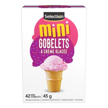 Selection Mini coupes à crème glacée