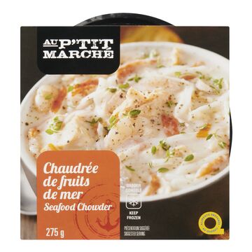 Au P'tit Marché Chaudrée de fruits de mer surgelée