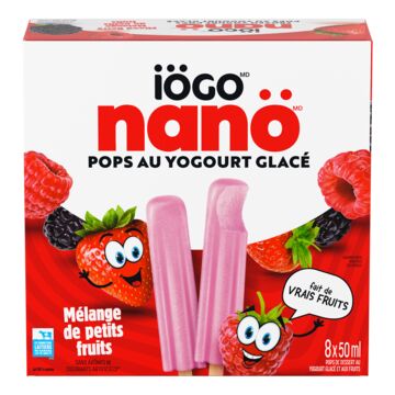 iÖGO Barres de yogourt glacé aux petits fruits
