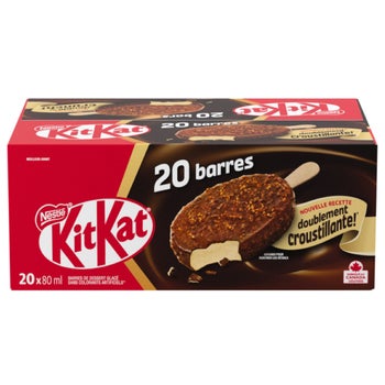 Nestle - Ice Cream Nestle - KitKat Barres de dessert glacé, 20 × 80 ml
