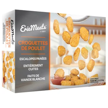 Erie Meats - Croquettes de poulet entièrement cuites, 2 × 1,5 kg