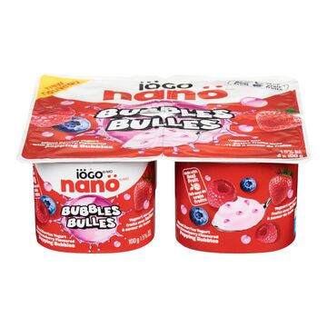 iÖGO Yogourt aux petits fruits et aux bulles de fraise 1.5%
