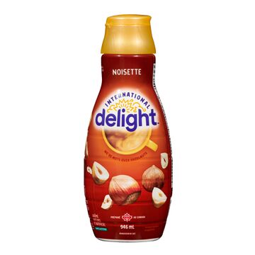 International Delight Rehausseur de café à saveur de noisettes
