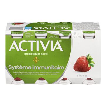 Activia Yogourts probiotiques à boire aux fraises 1,5 %