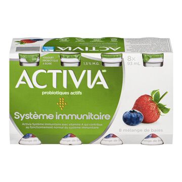 Activia Yogourts probiotiques à boire sans lactose aux baies 1,5 %