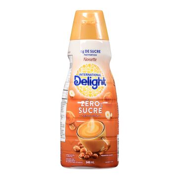 International Delight Rehausseur de café à saveur de noisettes