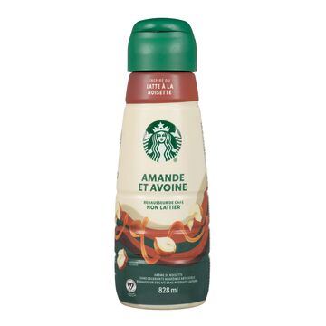 Starbucks Rehausseur de café non laitier à base d'amande et d'avoine à saveur de Latte à la noisette