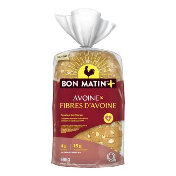 Bon Matin Pain tranché avoine et fibres d'avoine