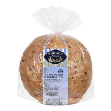Boulangerie Homemade Kosher Pain à l'oignon tranché
