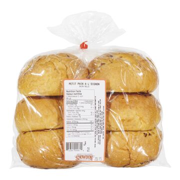 Boulangerie Snowdon Petits pains à l'oignon