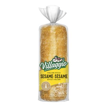 Villaggio Pain blanc tranché épais avec sésame