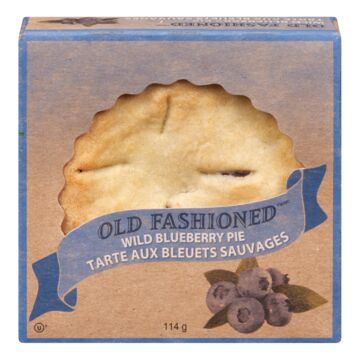 Old Fashioned Tarte aux bleuets sauvages