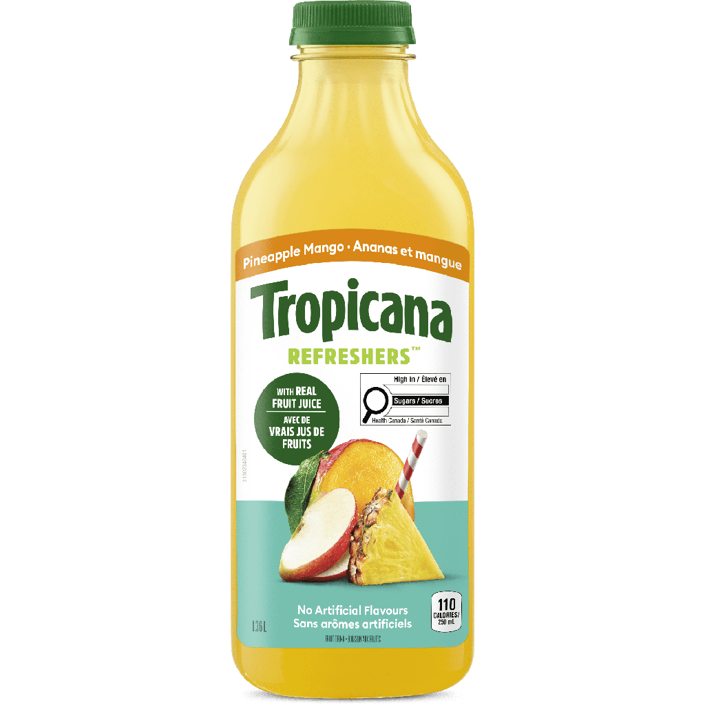 Tropicana Boisson aux Fruits Ananas et Mangue, 1.36L