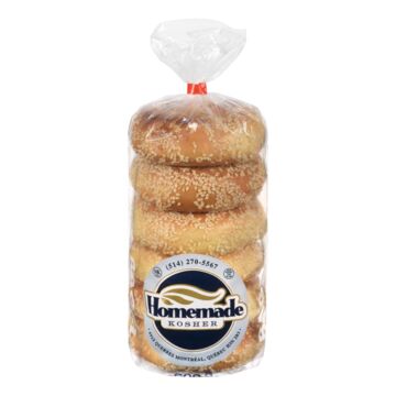 Boulangerie Homemade Kosher Bagels avec graines de sésame