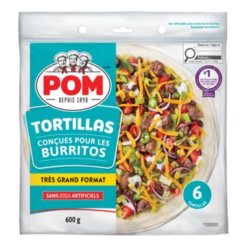 POM Tortillas de farine grand format