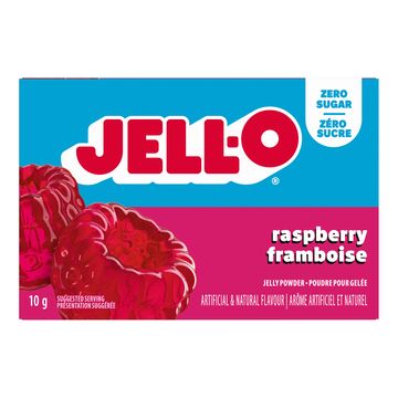 Jell-O Poudre pour gelée à la framboise sans sucre ajouté