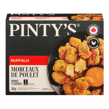 Pinty's Morceaux de poulet buffalo surgelés