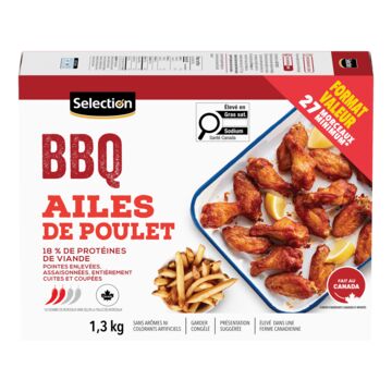 Selection Ailes de poulet BBQ