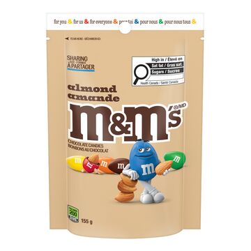 Bonbons amandes enrobées de chocolat au lait