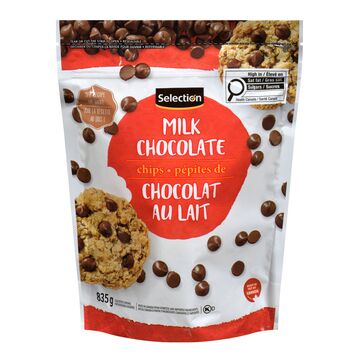 Selection Pépite de chocolat au lait