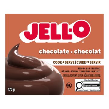 Jell-O Pouding cuit et garniture pour tarte au chocolat