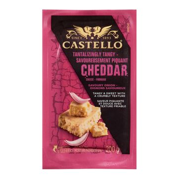 Castello Fromage cheddar aux oignons