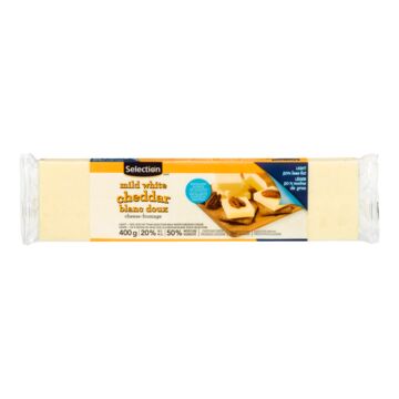 Selection Fromage cheddar blanc doux léger