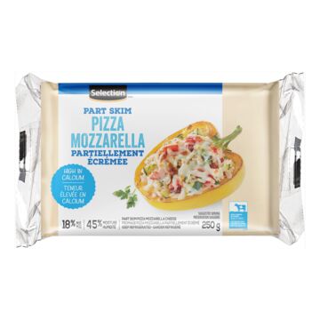 Selection Fromage pizza mozzarella partiellement écrémé