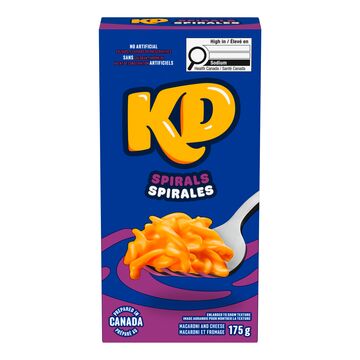 Kraft Dinner Macaroni et fromage pâtes spirales saveur originale