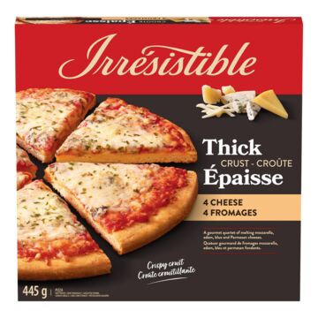 Irrésistible Pizza surgelée 4 fromages croûte épaisse