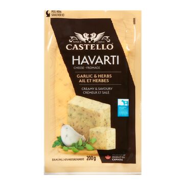 Castello Fromage havarti à l'ail et aux herbes