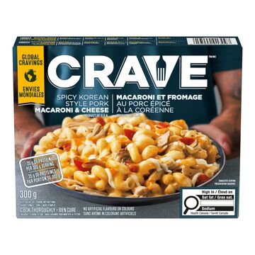 Crave Macaroni et fromage au porc épicé à la coréenne surgelé