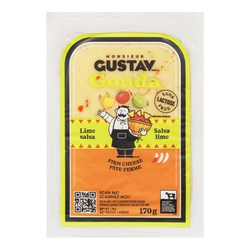 Monsieur Gustav Fromage gouda à saveur de salsa lime