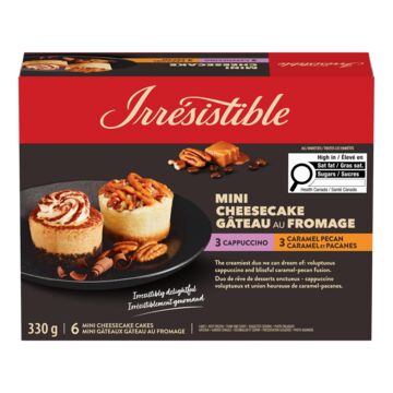 Irrésistible Mini gâteaux au fromage au cappucino, caramel et pacanes