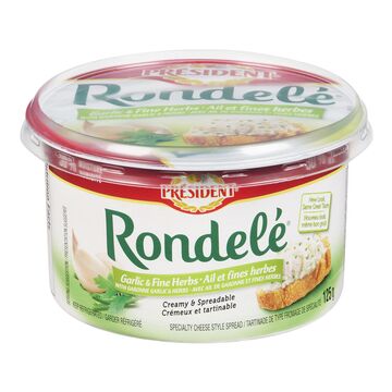 Président Fromage à tartiner à l'ail et aux fines herbes