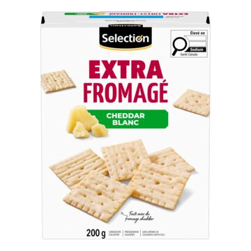 Selection Craquelins extra fromagé au cheddar blanc