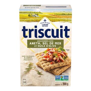 Triscuit Craquelins assaisonnés à l'aneth, sel de mer et à l'huile d'olive