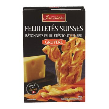 Irrésistible Feuilletés suisses au gruyère
