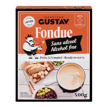 Monsieur Gustav Fondue sans alcool