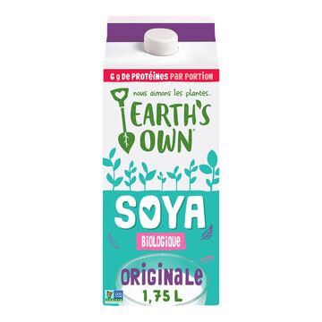 Earth's Own Boisson au soya saveur originale sans gluten biologique