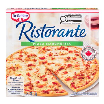 Dr. Oetker Pizza à croûte mince margherita surgelée