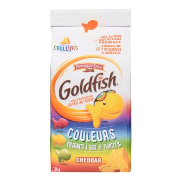 Goldfish Craquelins colorés cuits au four au cheddar