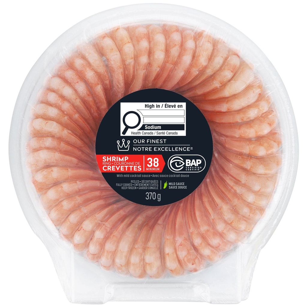 Couronne de Crevettes Notre Excellence avec Sauce 370g 370 g