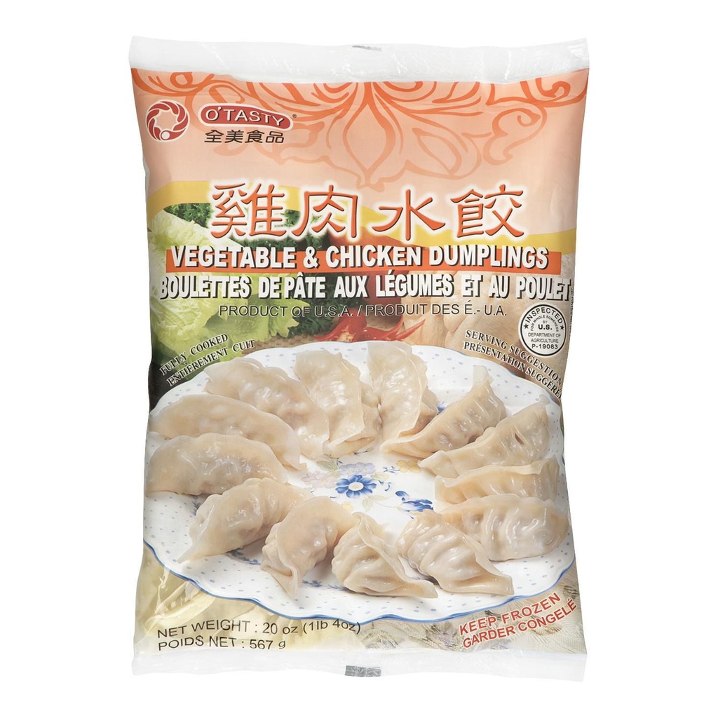 O' Tasty Boulettes surgelées - Légumes et poulet, 567 g 567g
