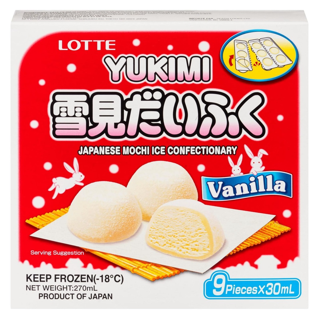 Lotte Mochi Vanilla Lotte Mochi Vanille LOTTE YUKIMI VANILLE